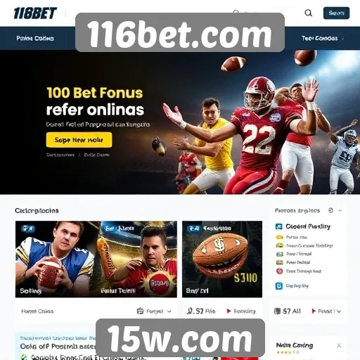 Ofertas e bônus disponíveis no 116bet
